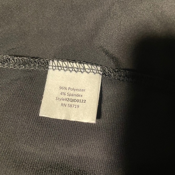 NY Collection Plus Size Black Ruched Empire Maxi Dress Size 3X - Picture 9 of 10